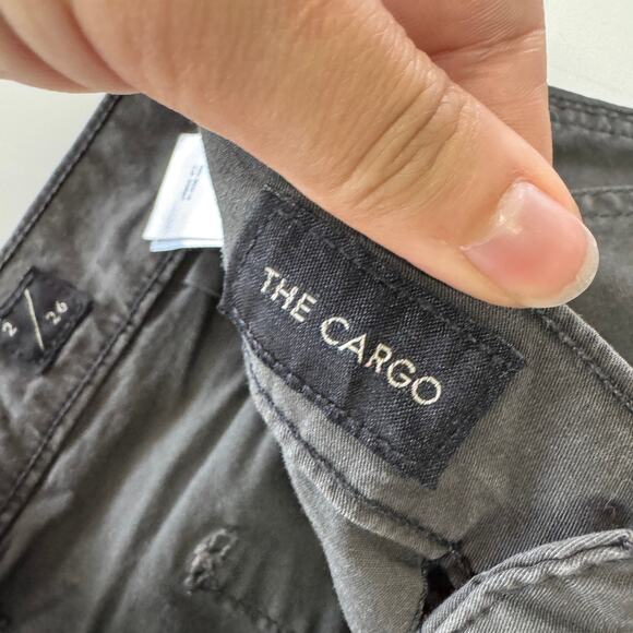 Lucky Brand Cargo Pants Womens 2‎ Gray The Cargo Stretch Workwear Utility 26 - Picture 4 of 8